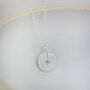 Sterling Silver Talisman Spinner Pendant, thumbnail 3 of 3