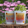 Summer Vibes Personalised Thank You Plant Pot Gift For Teacher, thumbnail 1 of 3