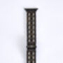 Handmade Wood Apple Watch Band Unisex, Black, thumbnail 5 of 5