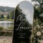 Personalised Wedding Sign Vinyl Decal For Mirrors, thumbnail 6 of 7