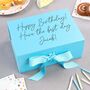 Personalised Luxury Bright Blue Gift Box, thumbnail 3 of 5