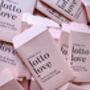 Lotto Love Wedding Favour Lottery Ticket Holder Set Of 10, thumbnail 1 of 8