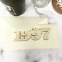 Personalised 1998 25th Anniversary Year Card, thumbnail 6 of 8