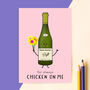 Chicken Wine Mother's Day Card, thumbnail 2 of 3