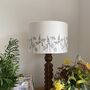 Hedgerow Embroidered Lampshade, thumbnail 4 of 6
