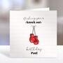 Boxing Birthday Card Knockout Birthday, thumbnail 1 of 3