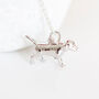Labrador Necklace In Sterling Silver, thumbnail 1 of 10