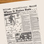 Colorado Avalanche Personalised Gift Newspaper Book, thumbnail 12 of 12