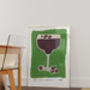 Espresso Martini Hand Painted Art Print, thumbnail 1 of 6