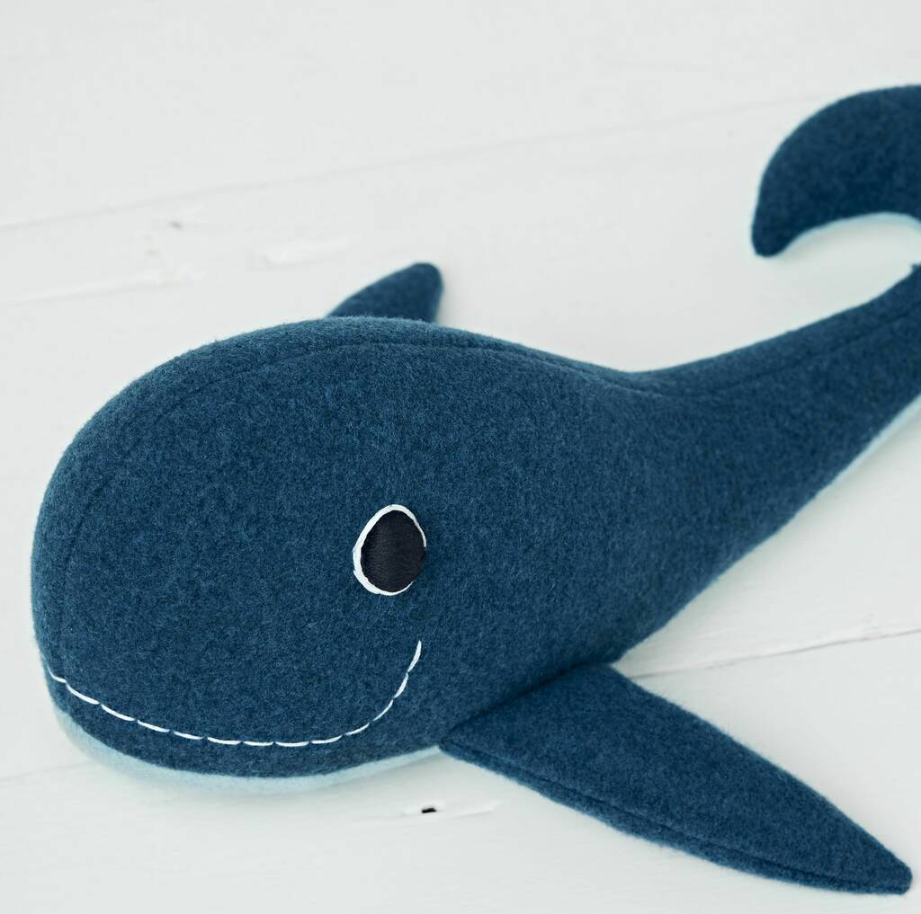 large whale soft toy