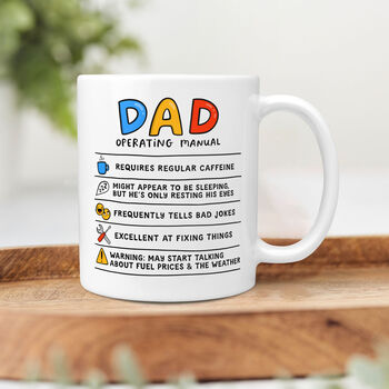 Dad Operating Manual Mug, 2 of 6