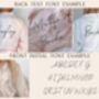 Personalised Feather Pyjamas, Long Sleeve And Trouser, thumbnail 3 of 7