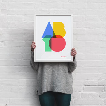 Personalised Postcode New Home Print, 5 of 8