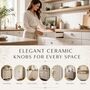 Indigo Petal Ceramic Cabinet Knobs, thumbnail 5 of 9