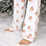 Men's Personalised Christmas Santa Print Pyjamas, thumbnail 3 of 7