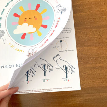 Punch Needle Embroidery Craft Kit For Beginners And Up, 9 of 10