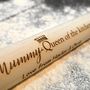 Personalised Rolling Pin Queen Of The Kitchen, thumbnail 2 of 2