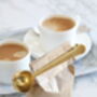 Brass Coffee Scoop And Clip Gift Set, thumbnail 1 of 2