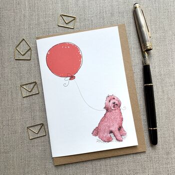 Personalised Labradoodle Birthday Card, 2 of 6