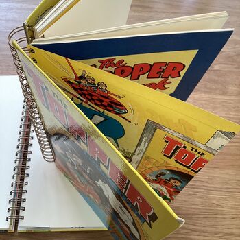 'The Topper 1998' Upcycled Notebook, 6 of 6