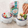 Set Of Two Sweet Pots And Rainbow Sweet Tub, thumbnail 1 of 5