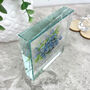 Personalised Forget Me Not Memorial Crystal Token, thumbnail 4 of 5