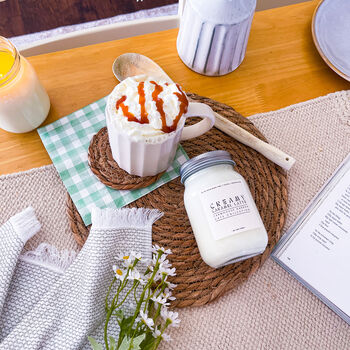 Farmhouse Creamy Caramel Latte Candle/ Wax Melt, 2 of 4