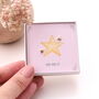 'You Did It' Sterling Silver Star Earrings, thumbnail 1 of 5