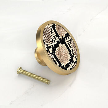 Cabinet Door Knobs With Animal Print, 8 of 9