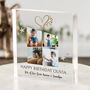 Personalised Baby Photo Birthday Acrylic Block, thumbnail 1 of 3