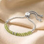 August Birthstone Peridot Bracelet, thumbnail 4 of 7