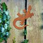Garden Wall Sculpture Metal Gecko Lizard Art, thumbnail 8 of 10