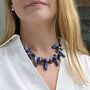 Unusual Assorted Pearl Necklace On Sterling Silver Chain, thumbnail 5 of 12