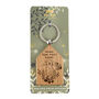 'Home Paw Fect Home' Dog House Shaped Keyring, thumbnail 2 of 3