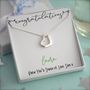 Sterling Silver Congratulations Necklace, thumbnail 8 of 12