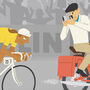 Personalised Female Cycling Art, 'Time Trial' Print, thumbnail 6 of 10