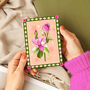 Magnolia Card Border Peach, thumbnail 2 of 2