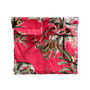 Giraffe And Leopard Print 100% Cotton Ladies Pyjamas In Pink, thumbnail 3 of 3