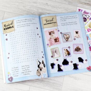 Personalised Animals Activity Book With Stickers, 3 of 10