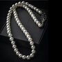 Men's 8mm Shell Pearl Necklace, thumbnail 1 of 12