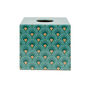 Wooden Tissue Box Cover Green Art Deco, thumbnail 4 of 4