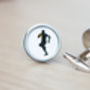 Rugby Player On Cufflinks, thumbnail 1 of 3