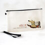 Easily Distracted By Dogs Personalised Zipper Bag, thumbnail 2 of 4