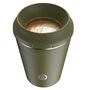 Personalised Premium Reusable Cup 8oz Olive, thumbnail 1 of 5