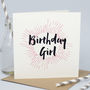 'Birthday Girl' Card, thumbnail 1 of 3