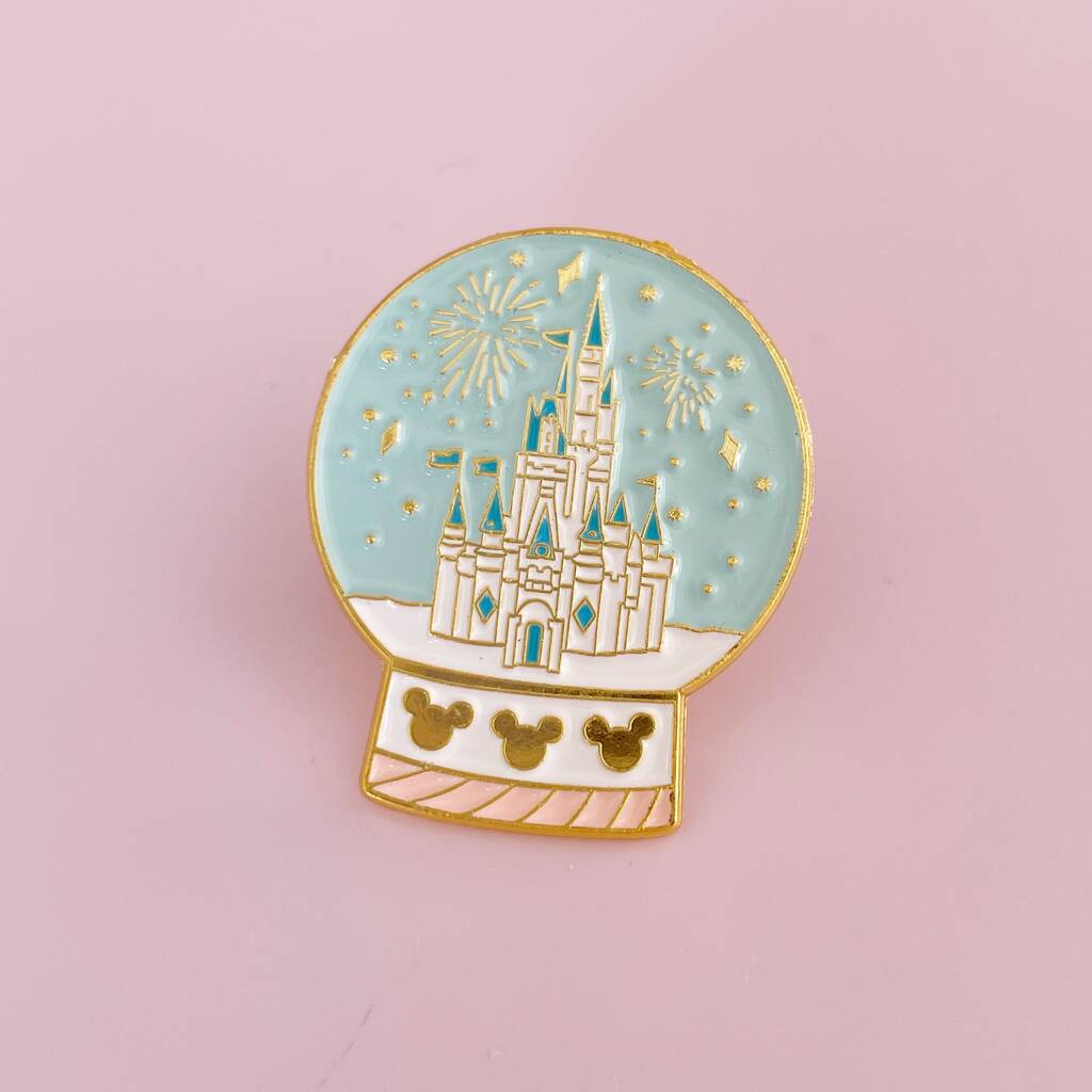 Snow Globe Castle Pin Disney