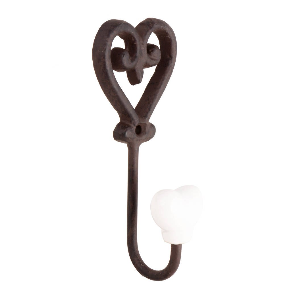 cast iron heart hook by dibor
