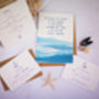 Nautical Sailing Beach Wedding RSVP Cards, thumbnail 2 of 4