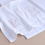 Personalised White Guest Towel Set, thumbnail 2 of 7