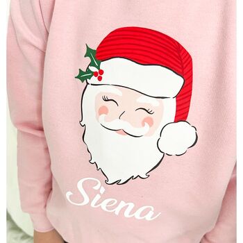 Smiley Santa Personalised Jumper, 2 of 2